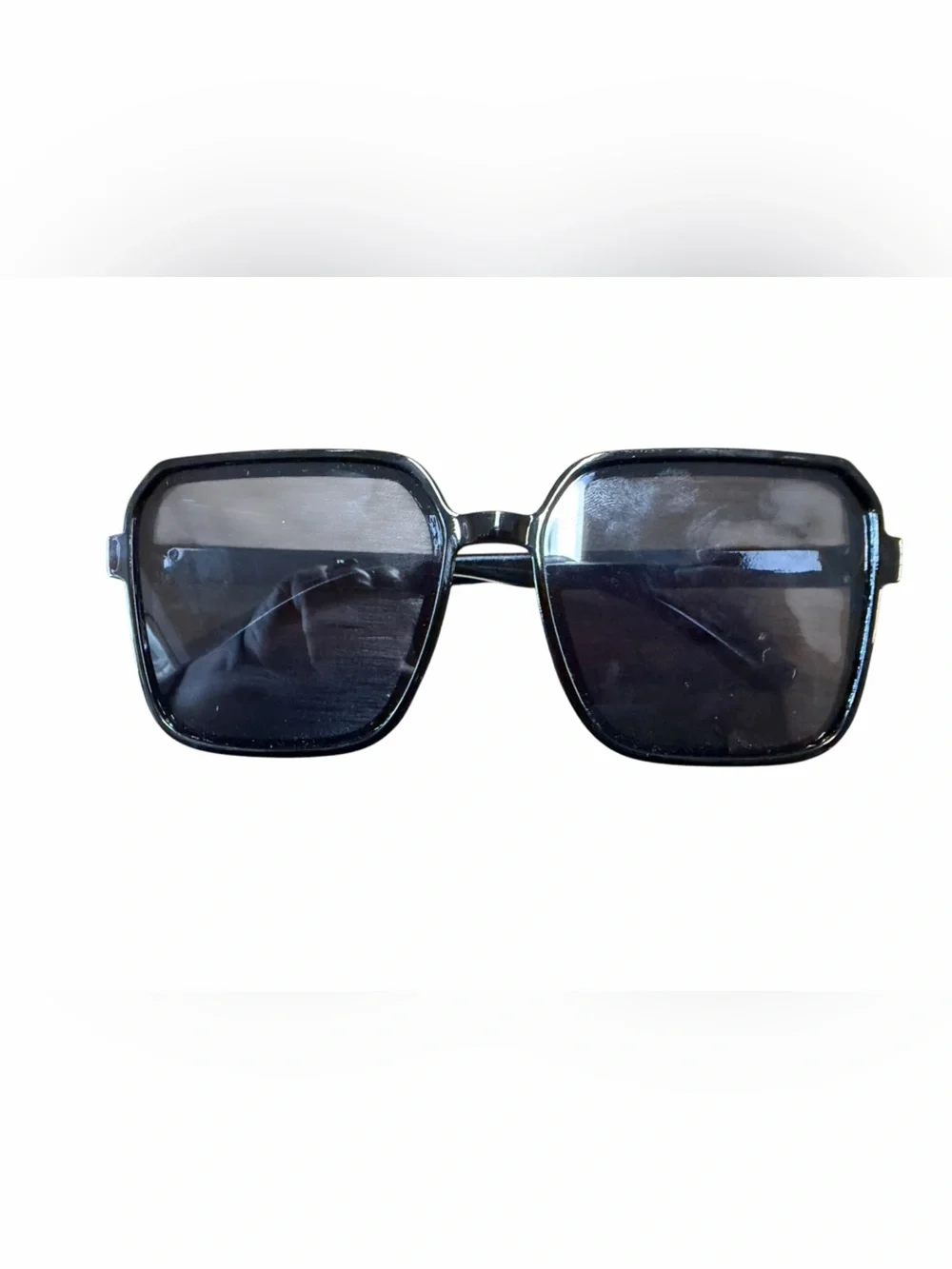 Women's Black Square Sunglasses - Unbranded